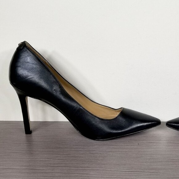 Sam Edelman Hazel Pointed Toe Pump, Black Leather, Womens Size 8 M - Picture 6 of 12
